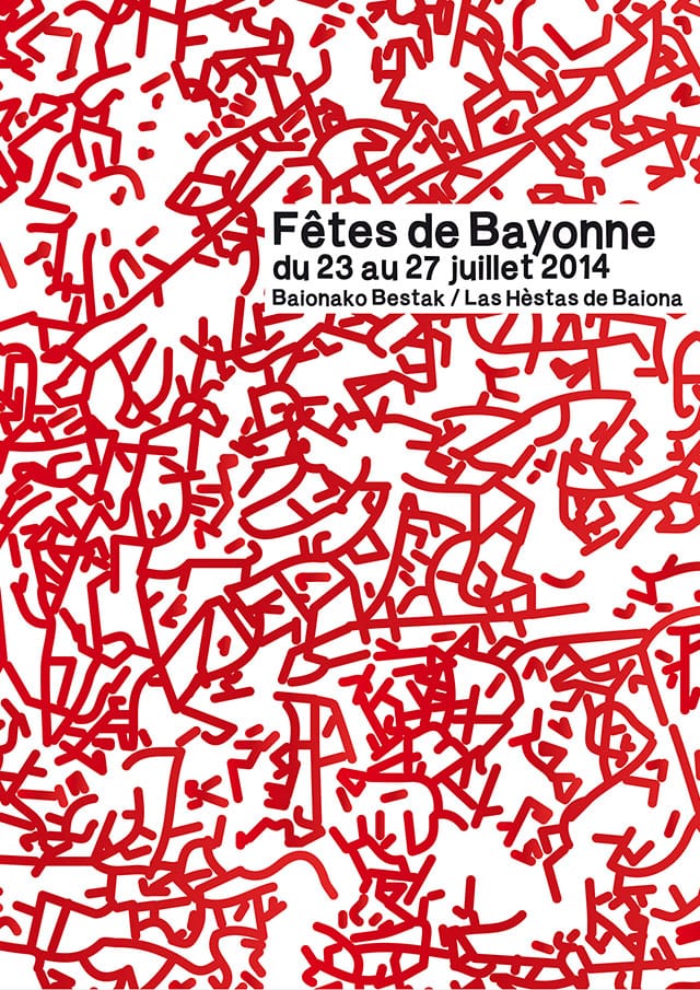 cartel FIESTAS DE BAYONA