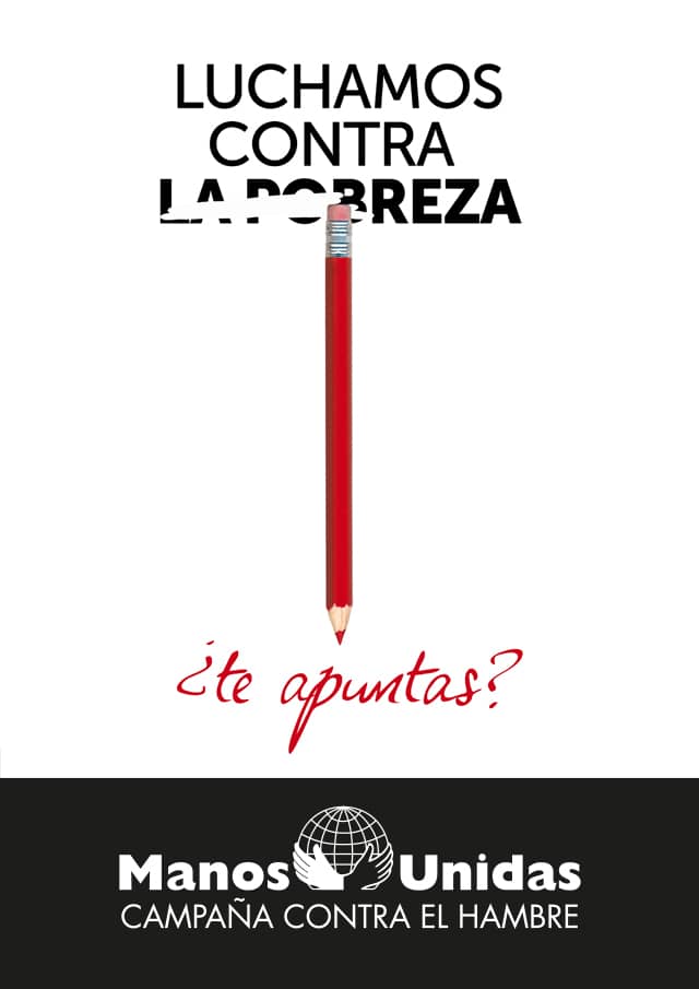 cartel Campaña Manos Unidas