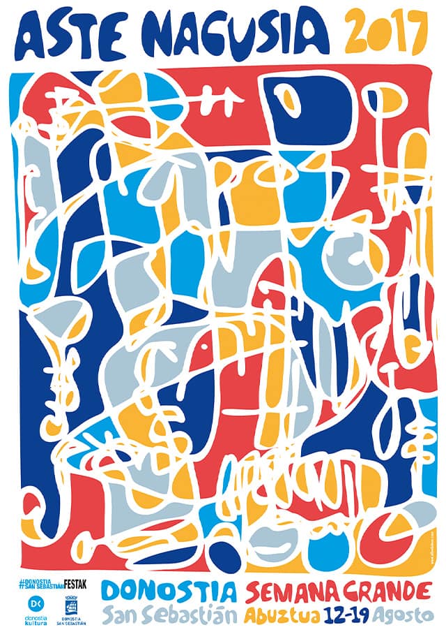 cartel ASTE NAGUSIA DONOSTIA